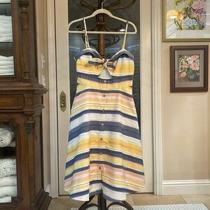 Hutch multi stripe dress EUC
